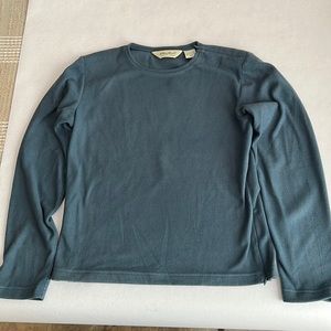 Eddie Bauer Women’s Blue Light Fleece Shirt XS